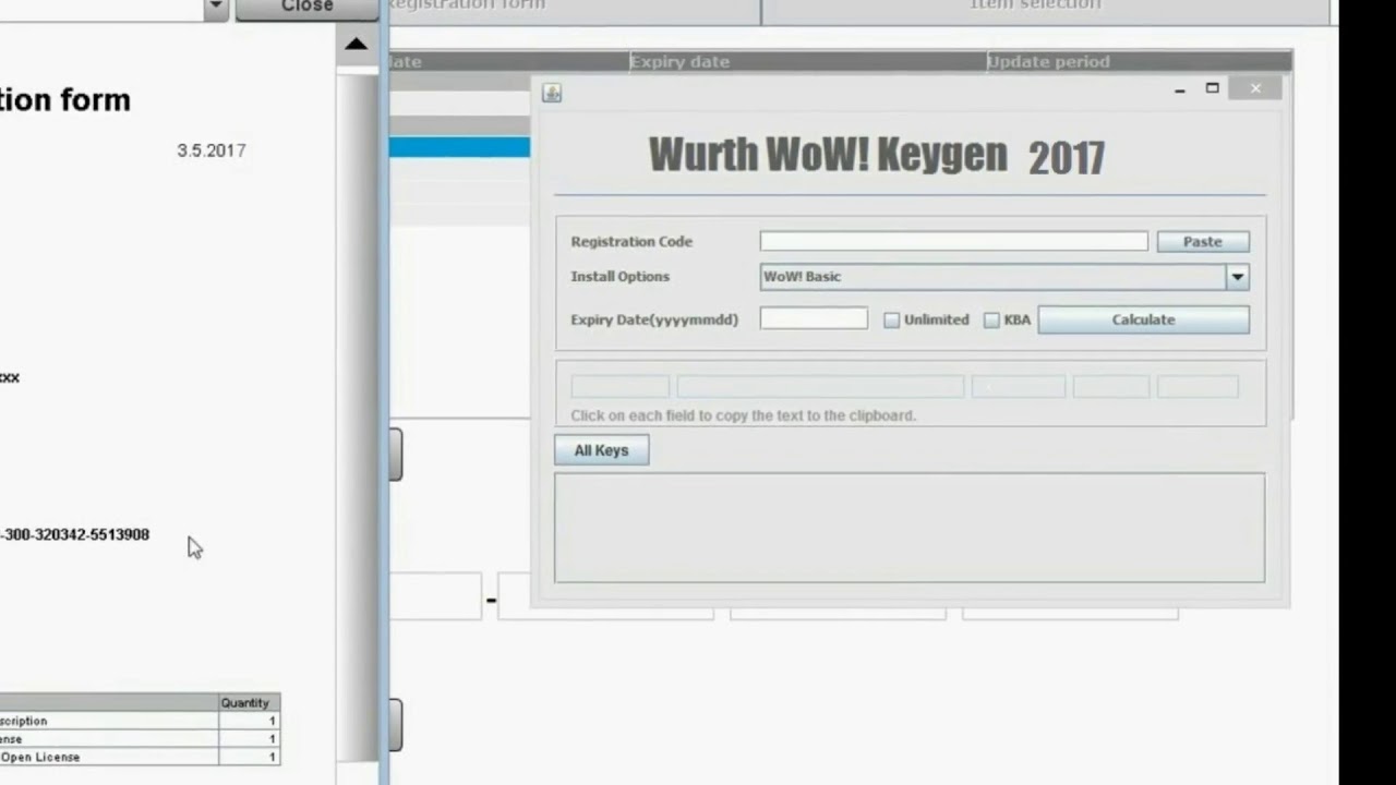 wurth wow keygen 2015 download